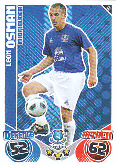 Leon Osman Everton 2010/11 Topps Match Attax #135